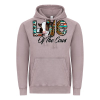 Vintage Zinc love of the cows Vintage Hoodie - CowhideDigitalArt