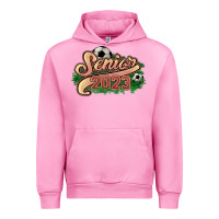Fuchsia Pink Senior 2023 Soccer Urban Hoodie - HowdyJamesFarm
