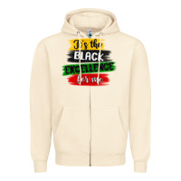 Sandshell it s the black excellence for me Zipper Hoodie - MaliasSmallBusiness
