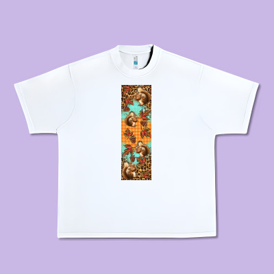 Autumn Squirrel Urban Heavy Tee Designed By Bundleandbundleshop