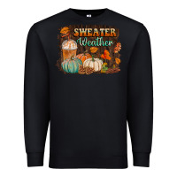 Black sweater weather Premium Sweatshirt - BundleAndBundleShop