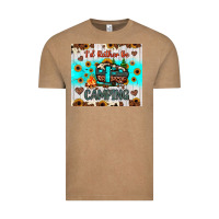 Vintage Coffee i’d rather be camping Vintage Tee - JahusDesignShop