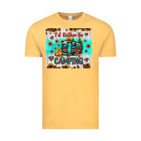 Vintage Mustard i’d rather be camping Vintage Tee - JahusDesignShop