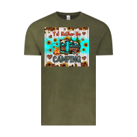 Vintage Olive i’d rather be camping Vintage Tee - JahusDesignShop