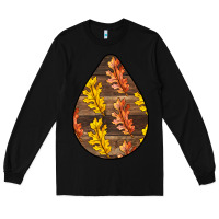 Black Fall Teardrop Long Sleeve Tee - LillyAllenDesigns
