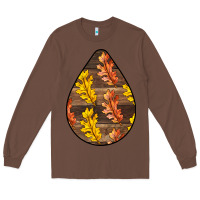 Chestnut Fall Teardrop Long Sleeve Tee - LillyAllenDesigns