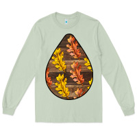 Matcha Fall Teardrop Long Sleeve Tee - LillyAllenDesigns