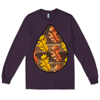 Plum Fall Teardrop Long Sleeve Tee - LillyAllenDesigns