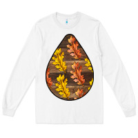 White Fall Teardrop Long Sleeve Tee - LillyAllenDesigns