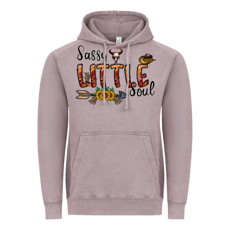 Sassy Little Soul Vintage Hoodie by CowhideDigitalArt | Teevron