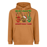 Meerkat Rockin' Around The Christmas Tree Heavyweight Hoodie - BundleAndBundleShop