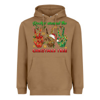 Toasted Coconut Rockin' Around The Christmas Tree Heavyweight Hoodie - BundleAndBundleShop