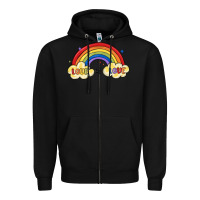 Black love is love lgbtq Zipper Hoodie - MaliasSmallBusiness
