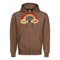 Chestnut love is love lgbtq Zipper Hoodie - MaliasSmallBusiness