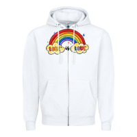 White love is love lgbtq Zipper Hoodie - MaliasSmallBusiness