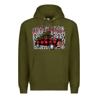 Army Green Merry Christmas Truck Premium Hoodie - Bettercallsaul
