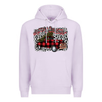 Lilac Merry Christmas Truck Premium Hoodie - Bettercallsaul