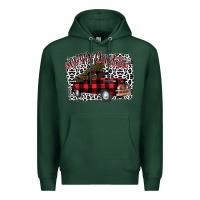 Sports Green Merry Christmas Truck Premium Hoodie - Bettercallsaul