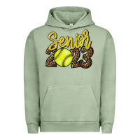 Pigment Oil Green 2023 senior Softball Urban Hoodie - HowdyJamesFarm