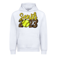 White 2023 senior Softball Urban Hoodie - HowdyJamesFarm