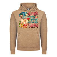 Vintage Coffee drink in my hand toes in the sand Vintage Hoodie - HRA Design Shop