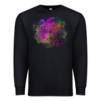 Black halloween spider web for patches Premium Sweatshirt - BundleAndBundleShop