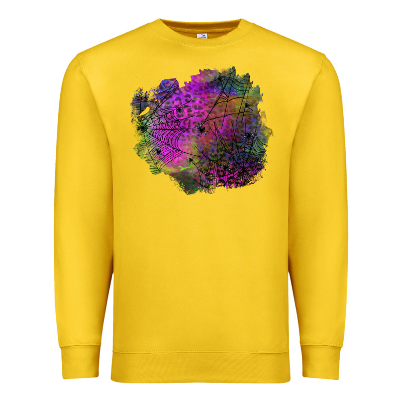 Halloween Spider Web For Patches Premium Sweatshirt by BundleAndBundleShop | Teevron