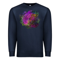 Navy halloween spider web for patches Premium Sweatshirt - BundleAndBundleShop