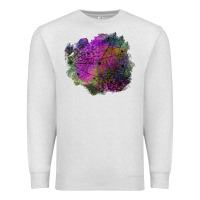 Oatmeal Heather halloween spider web for patches Premium Sweatshirt - BundleAndBundleShop