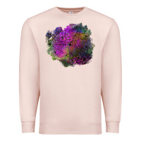 Pale Pink halloween spider web for patches Premium Sweatshirt - BundleAndBundleShop