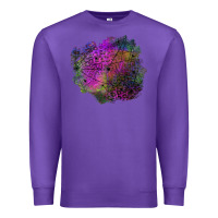 Purple halloween spider web for patches Premium Sweatshirt - BundleAndBundleShop