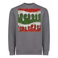 Storm christmas plaid and white glitter snow seamless pattern Heavyweight Sweatshirt - BundleAndBundleShop