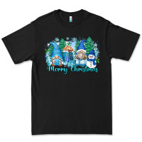 Black merry christmas snowman gnomes Premium Tee - Zillion Design Studio
