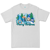 Dove Grey merry christmas snowman gnomes Premium Tee - Zillion Design Studio