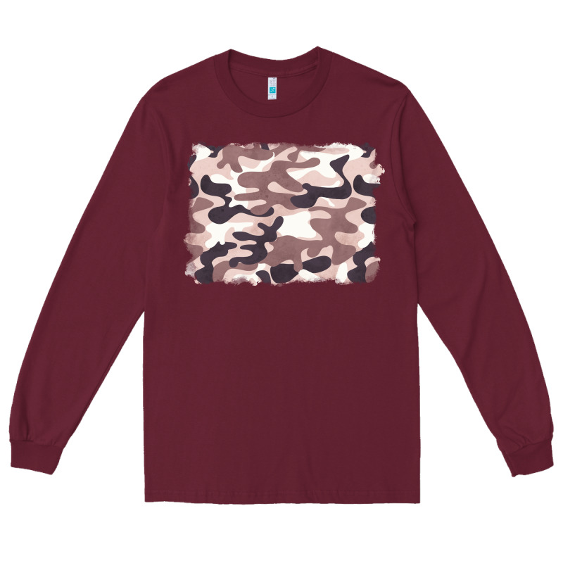 Milky Camouflage Long Sleeve Tee by BarkalooDesign | Teevron