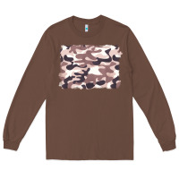 Chestnut milky camouflage Long Sleeve Tee - BarkalooDesign