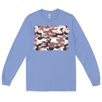 Colony Blue milky camouflage Long Sleeve Tee - BarkalooDesign