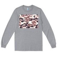 Heather Grey milky camouflage Long Sleeve Tee - BarkalooDesign