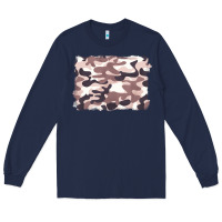 Navy milky camouflage Long Sleeve Tee - BarkalooDesign