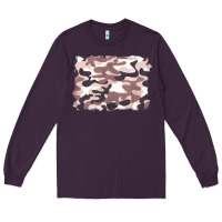 Plum milky camouflage Long Sleeve Tee - BarkalooDesign