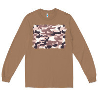 Toasted Coconut milky camouflage Long Sleeve Tee - BarkalooDesign