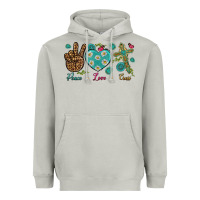 Moon Dust Peace Love Cross Heavyweight Hoodie - BundleAndBundleShop