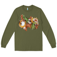Army Green horseshoe cowhide cactus patch Long Sleeve Tee - AdoDesignShop