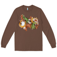 Chestnut horseshoe cowhide cactus patch Long Sleeve Tee - AdoDesignShop