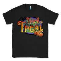 Black trick or treat white Classic Tee - JahusDesignShop
