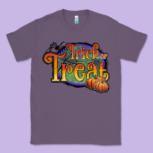 Trick Or Treat White Classic Tee Designed By Jahusdesignshop