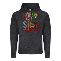 Vintage Black ho ho holly shit what a year Vintage Hoodie - FaDigitalArtStudio
