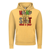Vintage Mustard ho ho holly shit what a year Vintage Hoodie - FaDigitalArtStudio