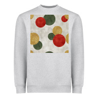 Heather Grey christmas points seamless pattern Heavyweight Sweatshirt - BundleAndBundleShop