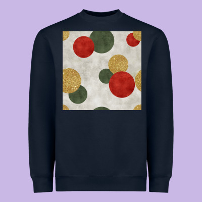 Christmas Points Seamless Pattern Heavyweight Sweatshirt Designed By Bundleandbundleshop